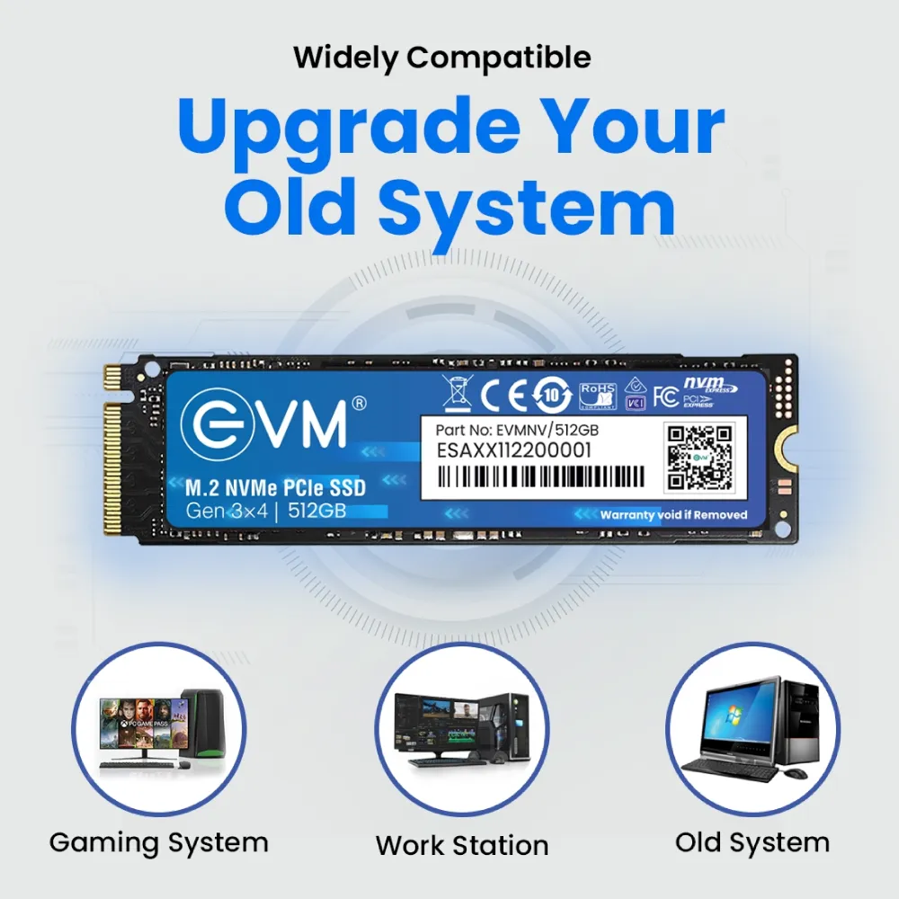 EVM Internal SSD 512 GB NVMe view 4